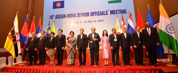 อาเซียน-อินเดียจัดประชุมเจ้าหน้าที่อาวุโส ครั้งที่ 18